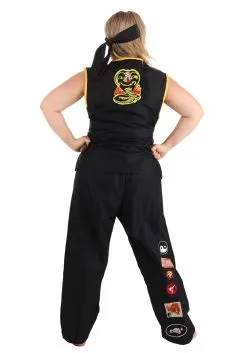 Fun Costumes Cobra Kai Costume For Women -Cheap Anna Costumes Store womens cobra kai alt 2