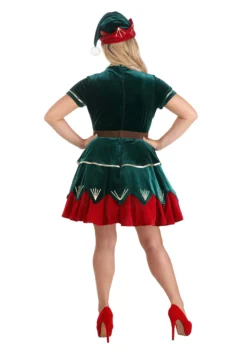 Fun Costumes The Women's Deluxe Holiday Elf Costume -Cheap Anna Costumes Store womens deluxe holiday elf costume alt 2