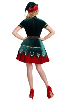 Fun Costumes The Women's Deluxe Holiday Elf Costume -Cheap Anna Costumes Store womens deluxe holiday elf costume alt 3