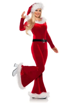 Underwraps Flared Santa Costume For Women