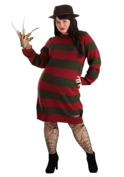 Jerry Leigh Plus Size Freddy Krueger Dress Costume