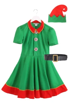 Fun Costumes Holiday Elf Costume For Women -Cheap Anna Costumes Store womens holiday elf costume alt 12