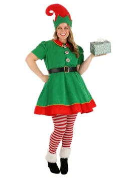 Fun Costumes Holiday Elf Costume For Women -Cheap Anna Costumes Store womens holiday elf costume alt 5