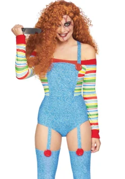 LEG AVENUE Women's Killer Doll Costume -Cheap Anna Costumes Store womens killer doll costume alt 1