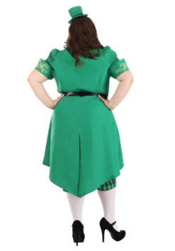 Fun Costumes Plus Size Charming Leprechaun Costume For Women -Cheap Anna Costumes Store womens plus charming leprechaun costume alt 1