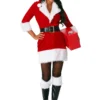 Fun Costumes Women's Plus Size Secret Santa Costume