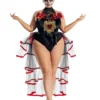 Party King Women's Plus Size La Muerta Costume