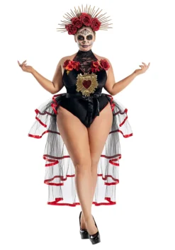 Party King Women's Plus Size La Muerta Costume