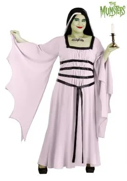 Bluenet Womens Plus Size Lily Munster Costume