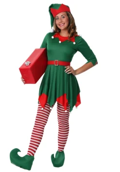 Fun Costumes Women's Plus Size Santa's Helper Costume