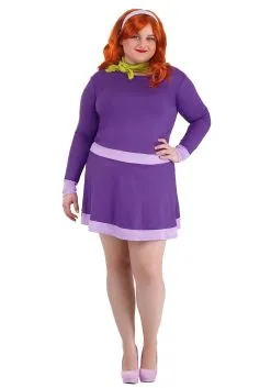 Jerry Leigh Women's Plus Size Scooby Doo Daphne Costume