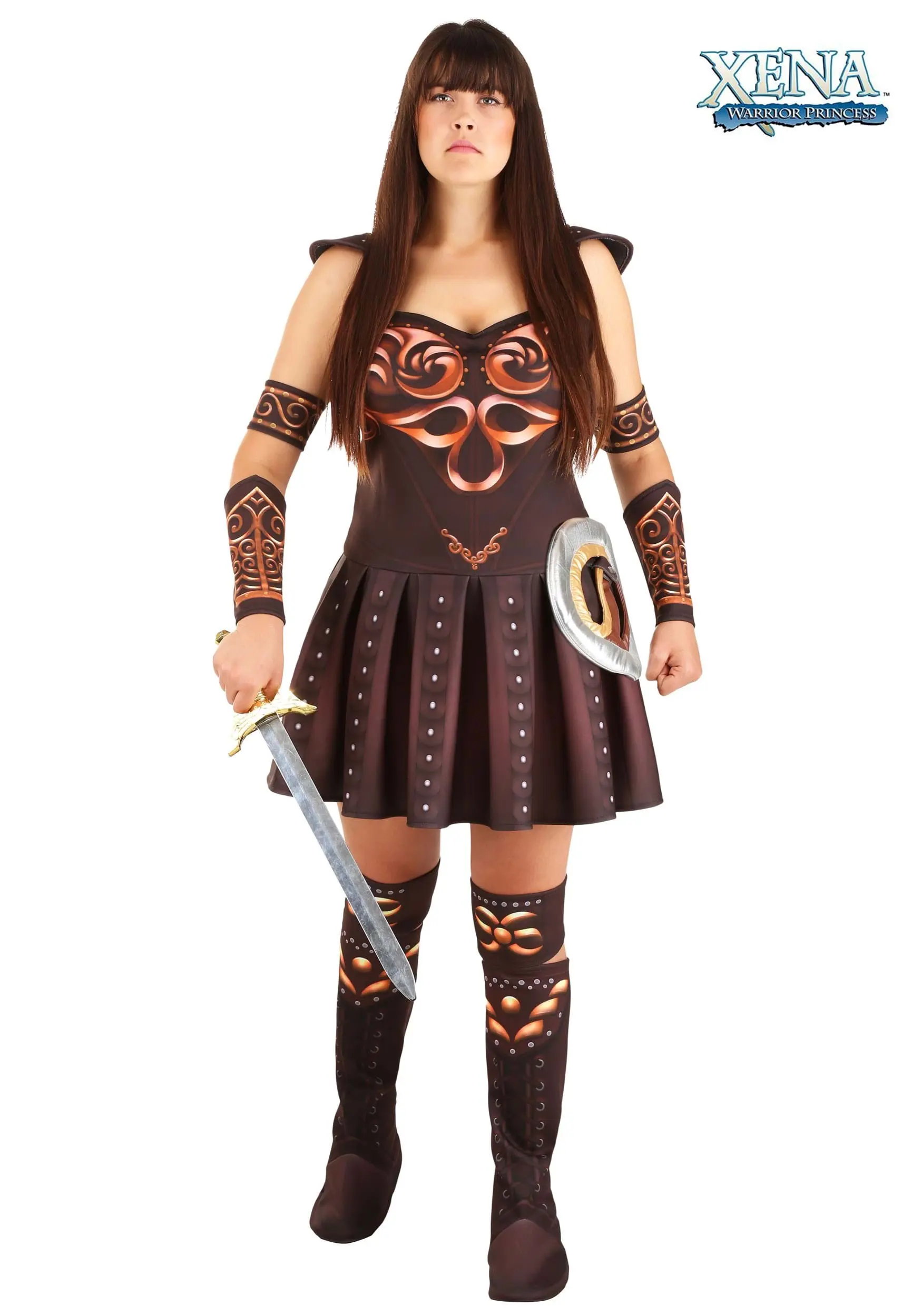Fun Costumes Plus Size Xena Warrior Princess Costume 1 Fun Costumes Plus Size Xena Warrior Princess Costume