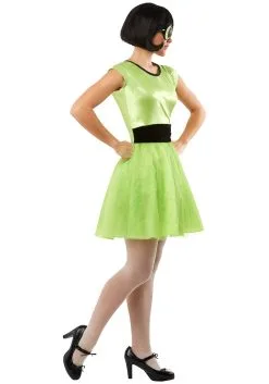 Rubies Costume Co. Inc Powerpuff Girls Buttercup Costume For Women -Cheap Anna Costumes Store womens powerpuff girls buttercup costume alt 2