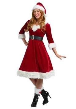 Shangai Jianwuyi Industrial & Commercial Ltd. Santa Claus Sweetie Costume For Women
