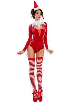 Party King Santa's Shelf Helper Costume For Women