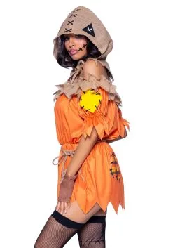 LEG AVENUE Sexy Spooky Scarecrow Costume For Women -Cheap Anna Costumes Store womens sexy spooky scarecrow costume alt 2
