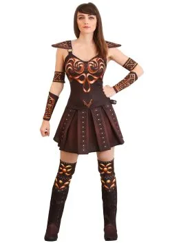 Fun Costumes Women's Xena Warrior Princess Costume 11 Fun Costumes Women's Xena Warrior Princess Costume -Cheap Anna Costumes Store womens xena warrior princess costume alt 4