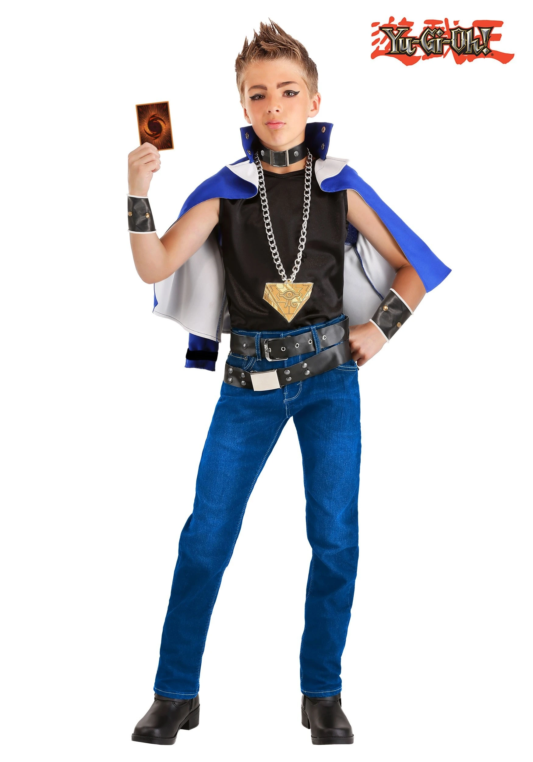 Bluenet Kid's Yu-Gi-Oh! Yugi Costume 1 Bluenet Kid's Yu-Gi-Oh! Yugi Costume